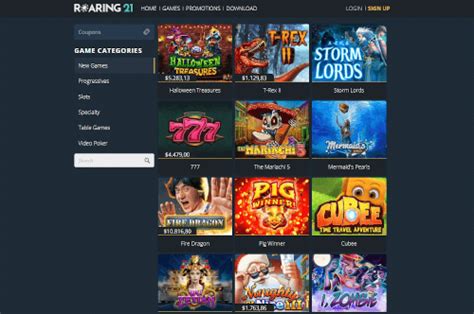 roaring 21 casino|roaring 21 casino sister sites.